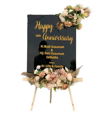 Papan Bunga Akrilik Tendas