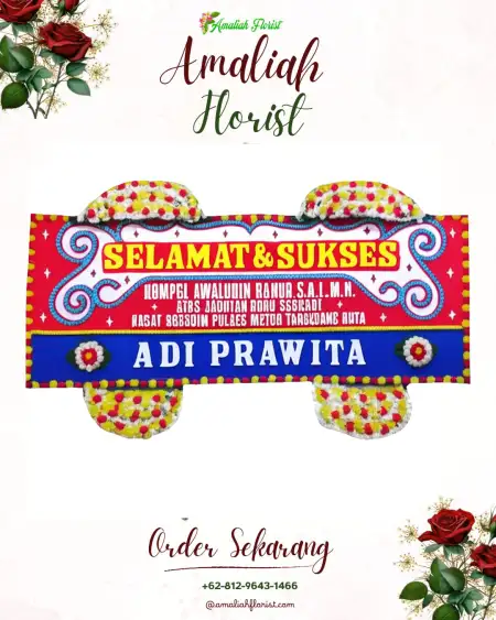 Papan Bunga Ucapan Selamat Tendas