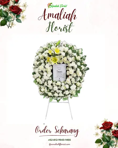 Krans Bunga Duka Tendas